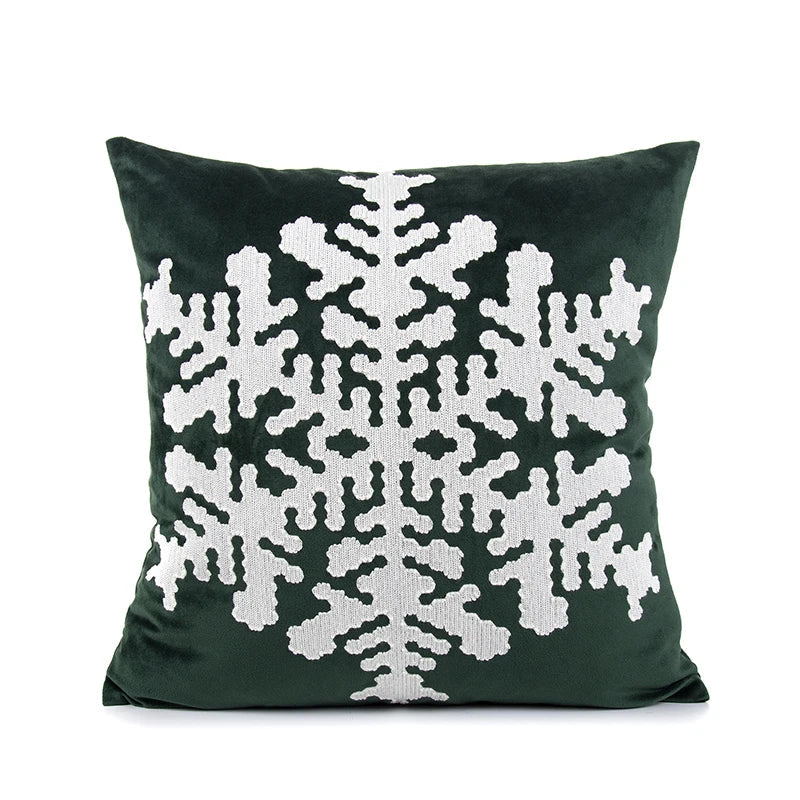 DecorBites™ Embroidered Christmas Pillow Cover Set