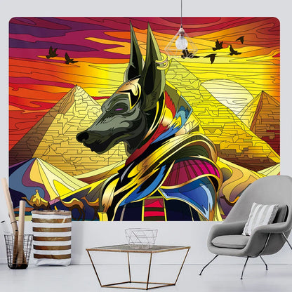 DecorBites™ Egyptian Psychedelic Murals Tapestry Wall Hanging Hippie Bohemian Tarot Decor