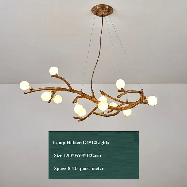 DecorBites™ Glass Bubble Chandelier Pendant Light for Living Dining Room