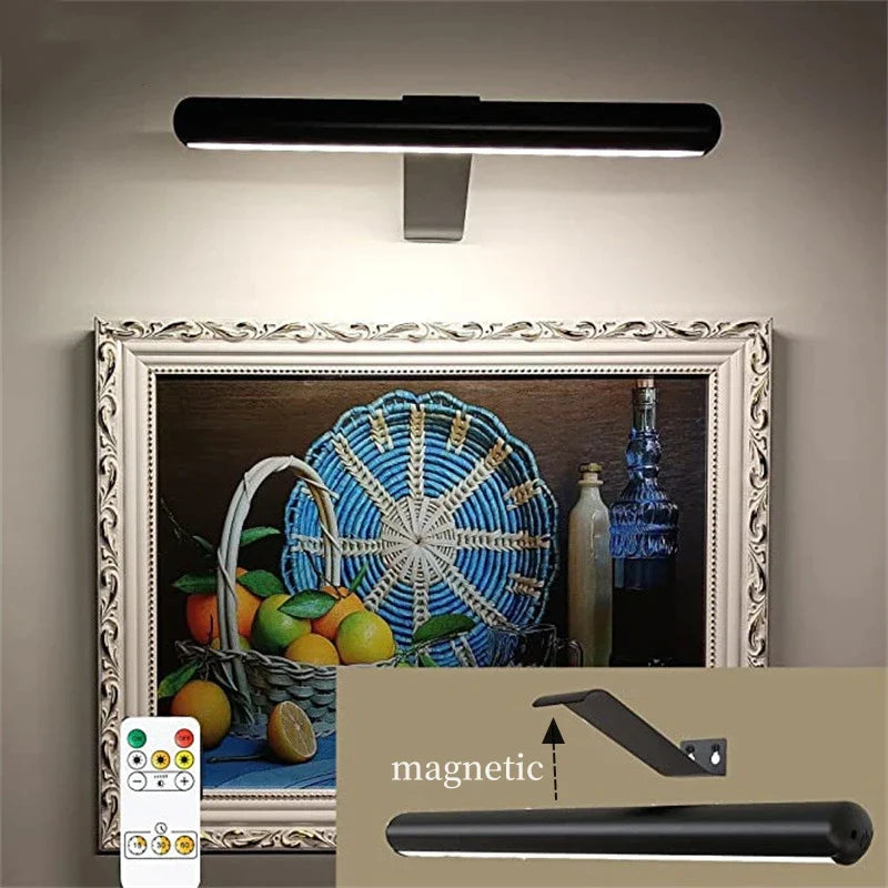 Luz de pared para baño LED Decorbites™ en oro regulable aplique recargable por USB
