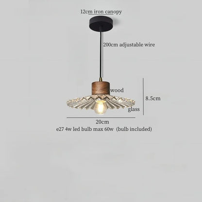 DecorBites™ Glass LED Pendant Light - Modern Nordic Hanging Lamp for Home and Dining