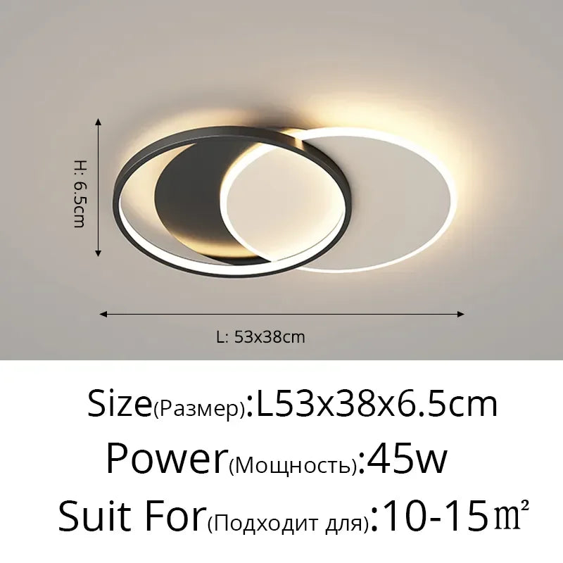 DecorBites™ LED Chandelier: Modern Dimming Lights for Home Living Dining Kitchen Bedroom Hall Lighting