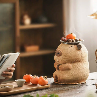 DecorBites™ Handmade Refractory Carbon Oven Surrounding Stove Electric Ceramic Stove