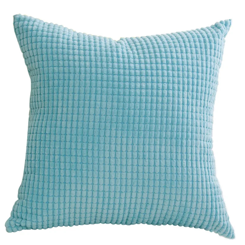 Decorbites™ Kordflanell Maiskorn-Muster Kissenbezug Einheitsfarbe Dekokissen-Hülle 40/45/50/55/60 cm