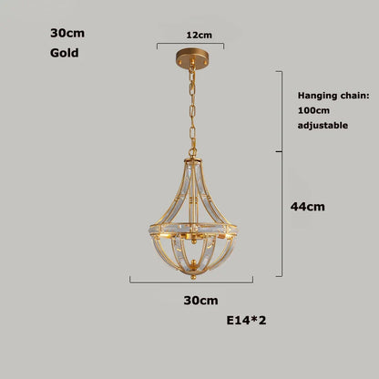 DecorBites™ Bronze Black Chrome Gold Globe LED Chandelier for Living Room