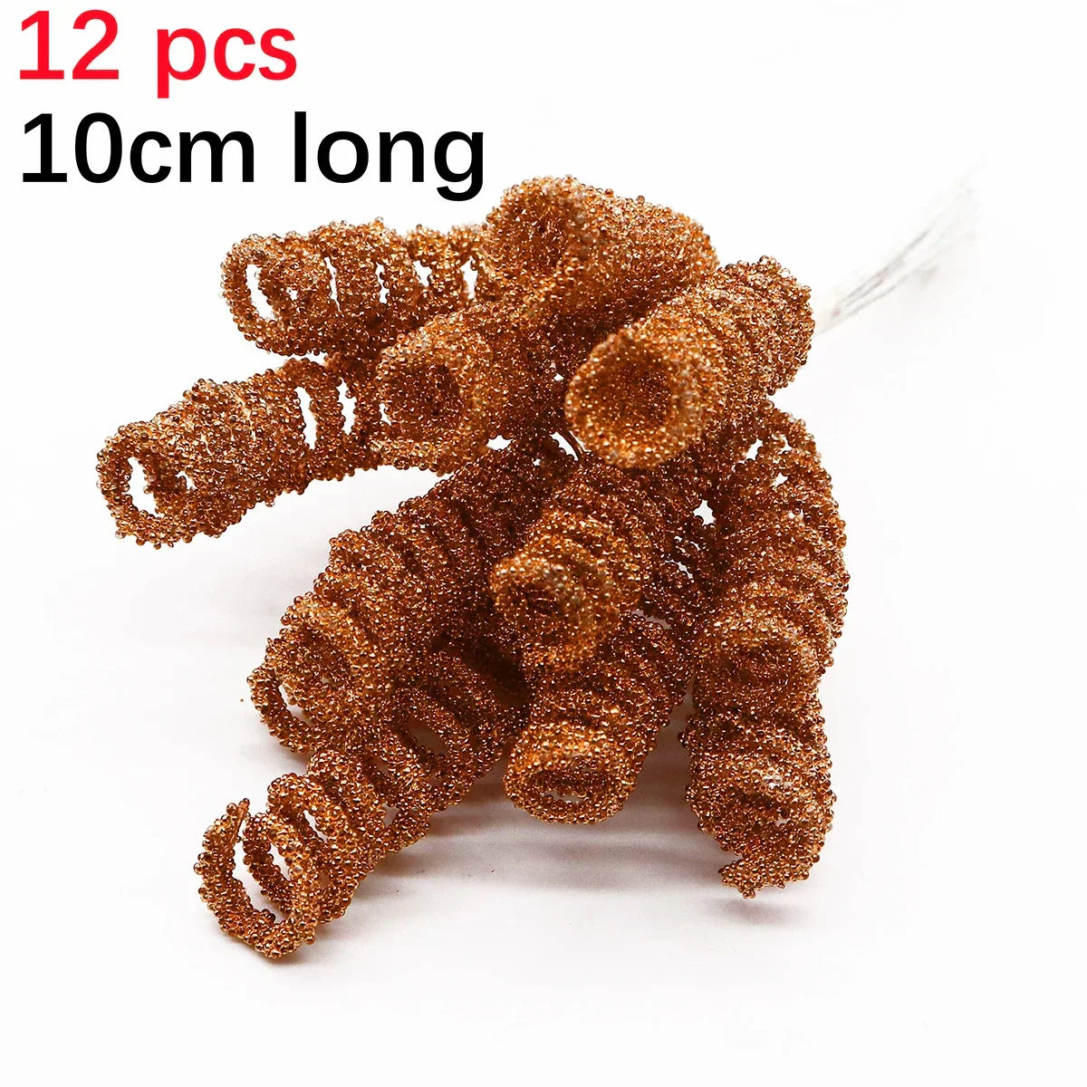 DecorBites™ Gold Hybrid Flower Cherry Stamen Berries Bundle for DIY Decor