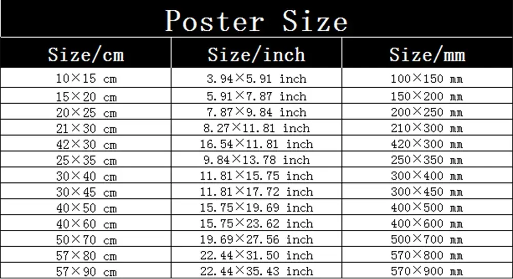 DecorBites™ Animal Print Rainbow Movie Posters for Wall Decor