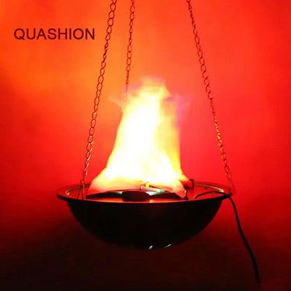 DecorBites™ Electronic Brazier Flame Lamp for Halloween Decor, Bar & Hotel Ambiance