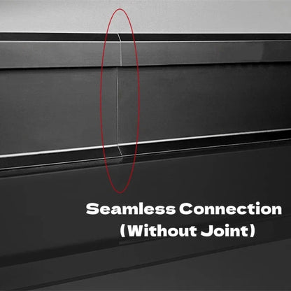 DecorBites™ LED Skirting Line Aluminum Profiles Baseboard Corner Wall Decor - Stair Bar Strip Light