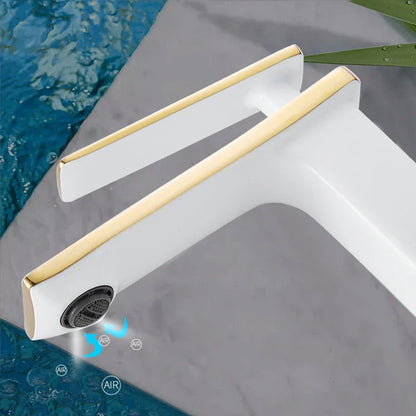 DecorBites™ Brass Basin Faucet: Single Handle Mixer Taps, Deck Mounted Bathroom Sink Faucets
