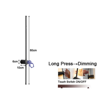 DecorBites™ Dimmable LED Wall Lights 360° Rotatable Indoor Wall Sconce