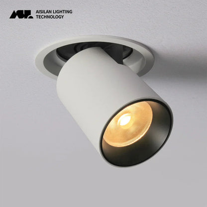 DecorBites™ LED Transformer Downlight: Rotatable Recessed Spotlight COB Chip