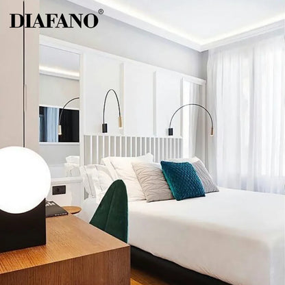 DecorBites™ Adjustable Rocker Wall Lamp: Minimalist Style for Living Room, Bedroom, and Study