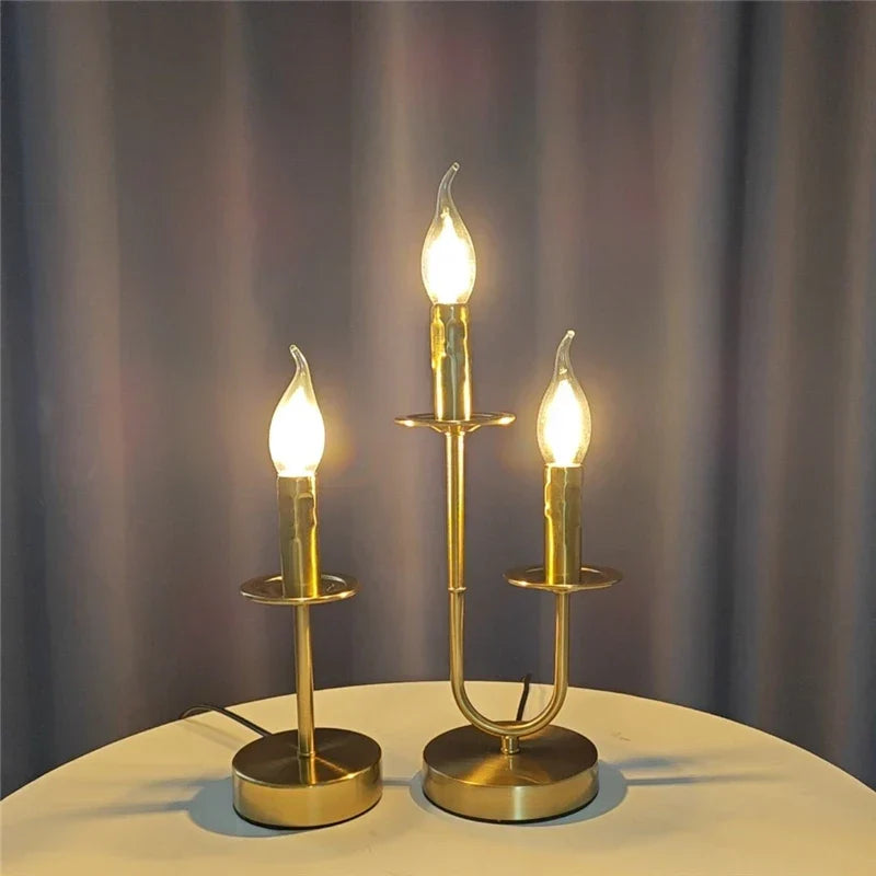 DecorBites™ Industrial Retro Candle Floor Lamp for Living Room Bedroom Study