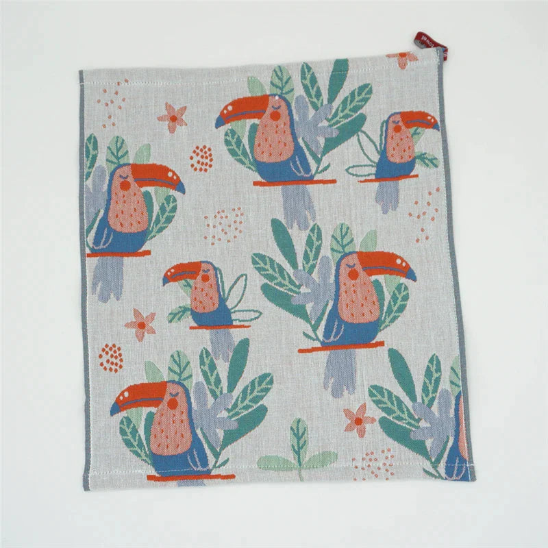 DecorBites™ Cotton Gauze Hand & Face Towel Set - 35x75 CM - 20 Colors