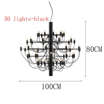 Lámpara de araña LED DecorBites™: Elegante lámpara colgante de diseño italiano para la decoración del hogar.