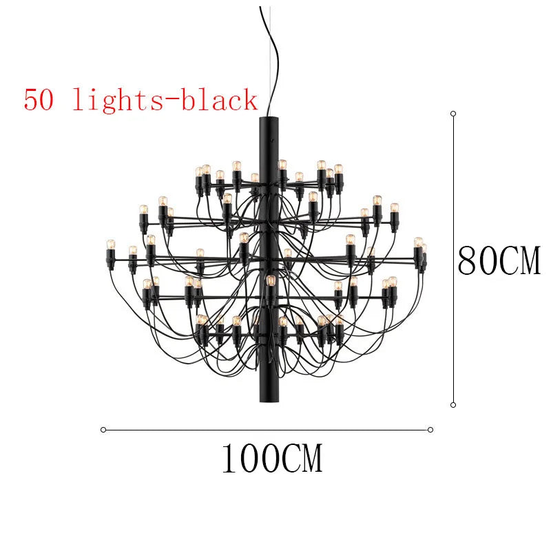 Italian LED Candle Chandelier