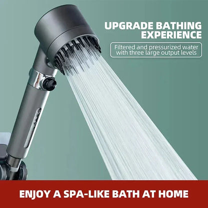DecorBites™ 3 Modes High Pressure Handheld Shower Head - Water Saving Massage Adjustable