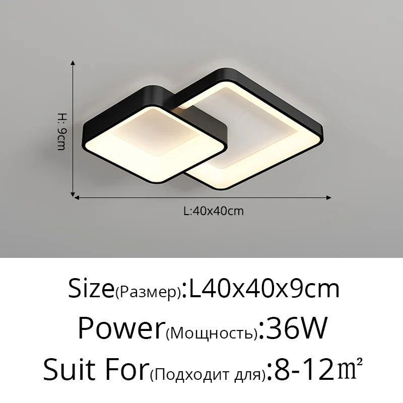 DecorBites™ LED Chandelier: Modern Indoor Lighting for Bedroom, Kitchen, Living Room, Dining Room