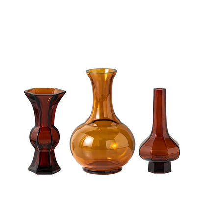 DecorBites™ Green Glass Geometry Vase Hydroponics Terrarium Home Decoration Accessory