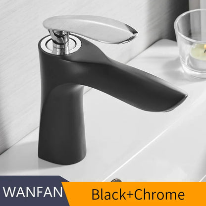 DecorBites™ Gold Waterfall Bathroom Faucet - Single Handle Basin Mixer Tap, Elegant Design