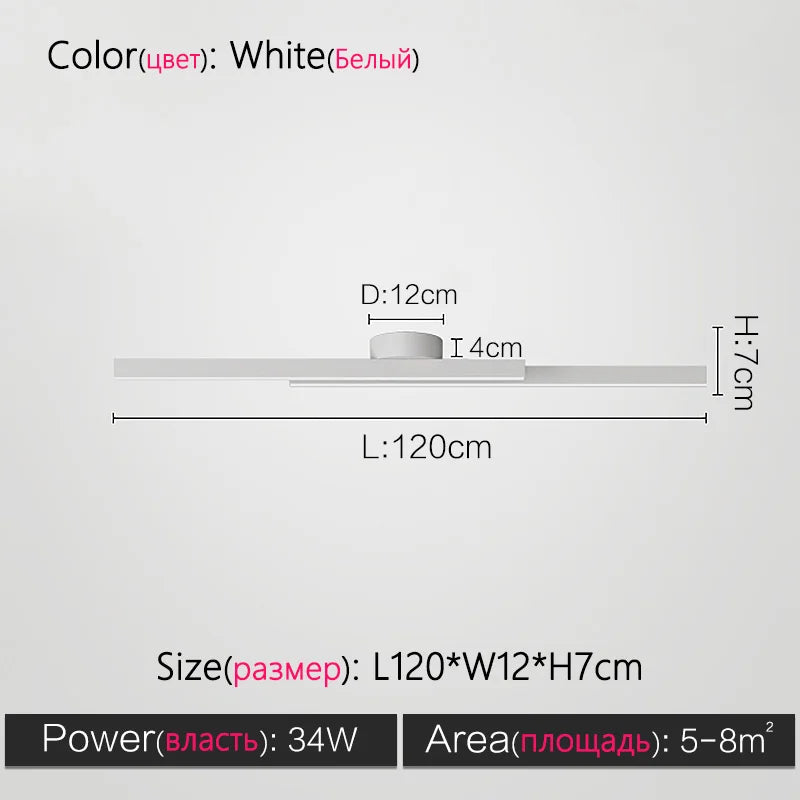 ديكوربايتس™ 2023 مصباح سقف نورديك بسيط لغرفة المعيشة وغرفة النوم والممر والشرفة