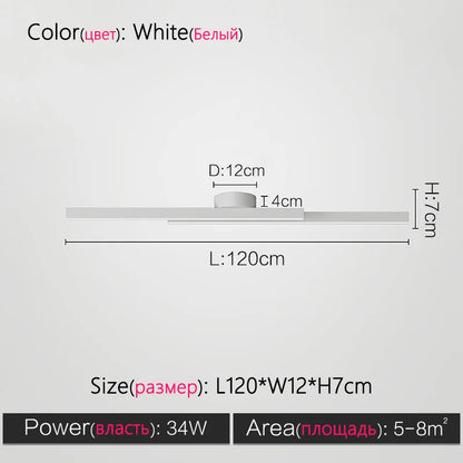 ديكوربايتس™ 2023 مصباح سقف نورديك حديث لغرفة المعيشة، غرفة النوم، الممر، والشرفة