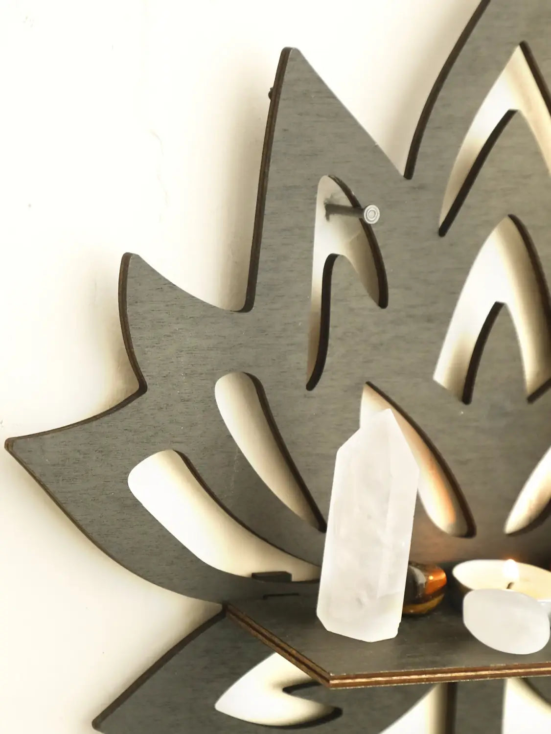 DecorBites™ Lotus Floating Wall Shelf - Multi-Style Home Decor