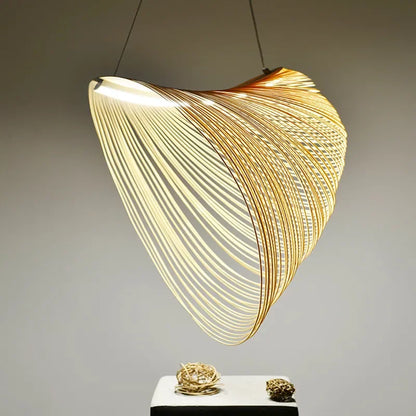 DecorBites™ Bamboo Pendant Light Chandelier for Living Room Dining Kitchen Décor