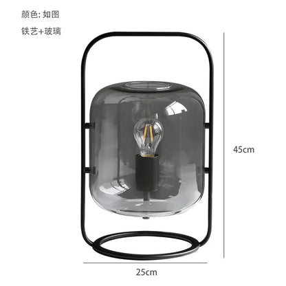 Lámpara de pie LED con bola de cristal DecorBites™ - Diseño escandinavo posmoderno