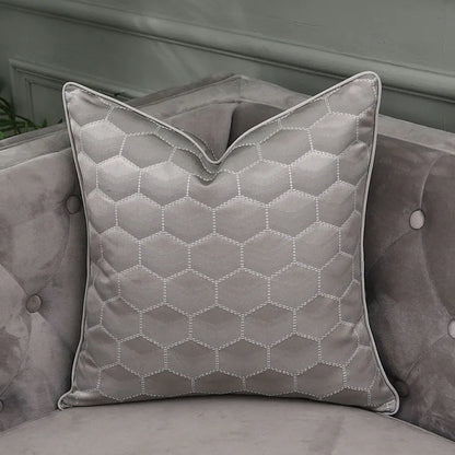 Fundas de almohada lumbar DecorBites™ de satén dorado esmerilado - Fundas de cojín de sofá de lujo