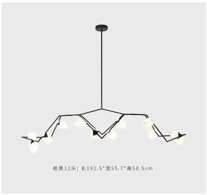 DecorBites™ Gold Chandeliers: Luxurious Lighting for Indoor Living Space & Restaurant Decoration