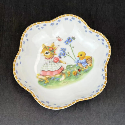 DecorBites™ Easter Tulip Dinnerware Set & Serving Pieces for Home Kitchen.