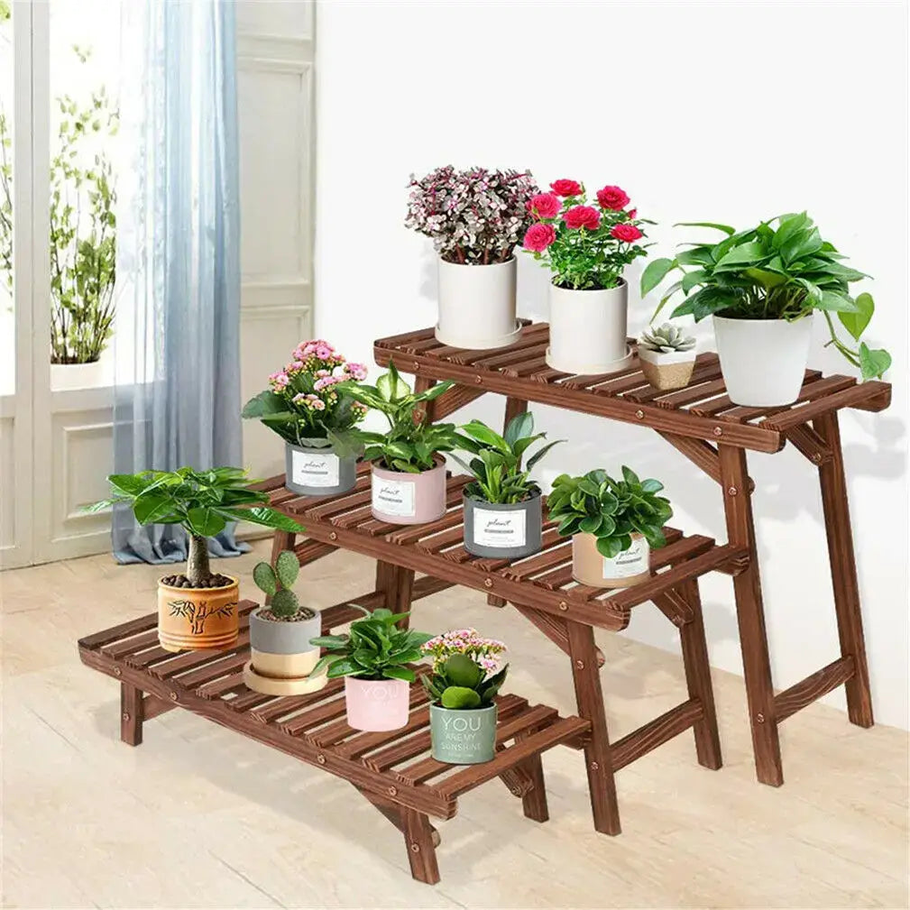 Decorbites™ 3-stufige Holz-Leiter-Pflanzenständer