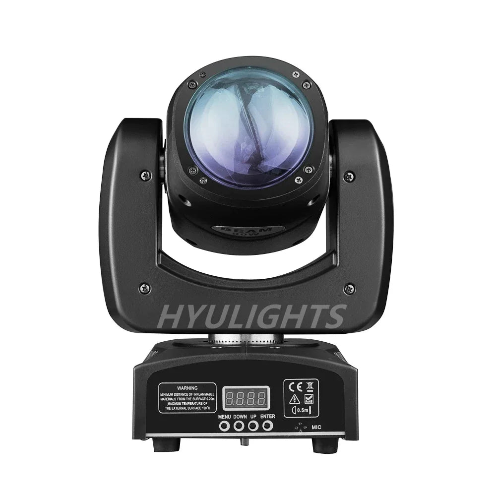 DecorBites™ 90W Mini RGBW Moving Head Light: Super Bright DJ Spot With DMX Control