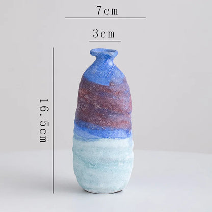 DecorBites™ Gradient Ceramic Vase - Tabletop Floral Decoration