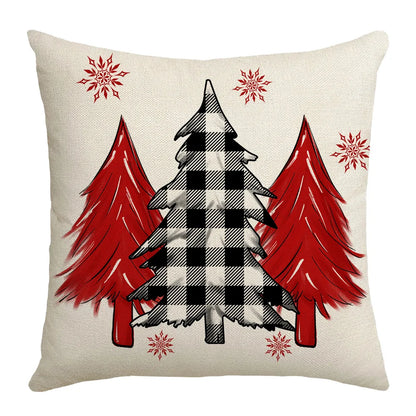 DecorBites™ Christmas Elk Letter Pillowcase 45x45cm for Living Room