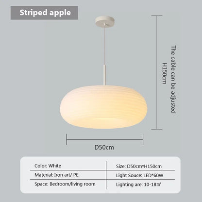 Lámpara colgante LED DecorBites™ Cream Apple para una iluminación acogedora en la decoración del hogar