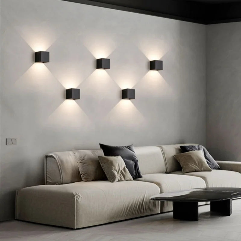 DecorBites™ LED Wall Lamp: Modern Nordic Style for Living Room, Bedroom, and Aisle Lighting