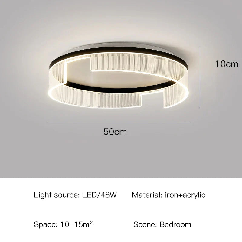 DecorBites™ LED Chandelier: Modern Luxur Ceiling Lighting for Living Room, Bedroom, Kitchen, Study