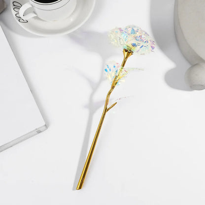 DecorBites™ Rosa Galaxia: Decoración de boda Amor Eterno, Centro de Mesa para el Día de San Valentín