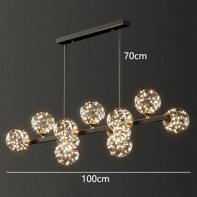 DecorBites™ LED Pendant Light Chandeliers for Modern Home Decor and Indoor Lighting