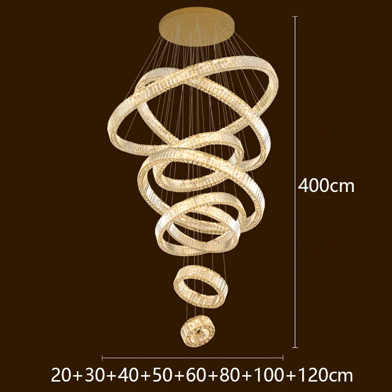 DecorBites™ LED Chandelier for Modern Bedroom Living Room Decor Lighting