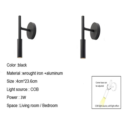 DecorBites™ LED Wall Lamp Night Light for Bedroom Bedside Reading Living Room Decor