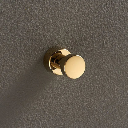 DecorBites™ Brass Wall Mount Robe Hooks for Bathroom and Door - Towel, Hat, Coat Holder