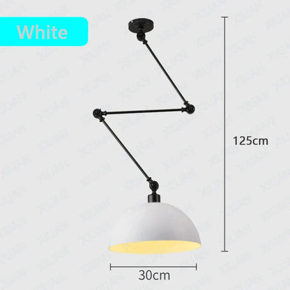 DecorBites™ مصباح معلق بذراع طويل قابل للتعديل لغرفة المعيشة وغرفة النوم وغرفة الطعام