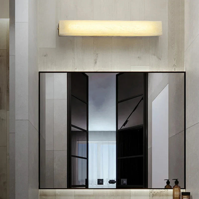 Aplique de pared LED DecorBites™ Cuboid Marble para dormitorio, restaurante, escaleras - Iluminación de hierro regulable