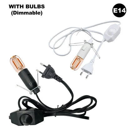 DecorBites™ Decorative Lamp Cord with Dimmer Switch and E14 E27 Socket