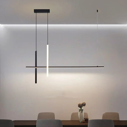DecorBites™ Dimmable LED Pendant Lights: Modern Minimalist Chandelier for Kitchen, Office, Dining Room