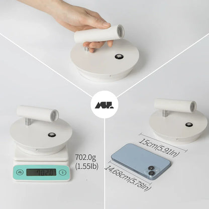 DecorBites™ Dimmable LED Wall Lamp with Touch Switch, 340° Rotatable Backlight for Bedside & Study